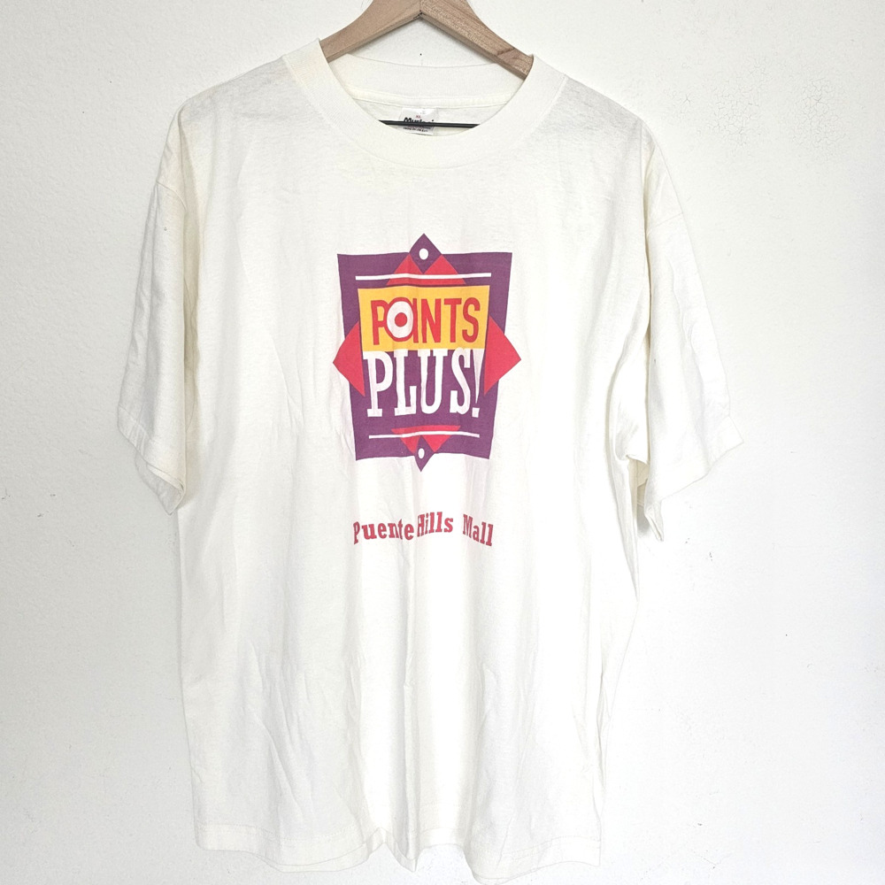 Vintage Puente Hills Mall SIZE XL Unisex Points Plus Promo Shirt MADE USA Tee